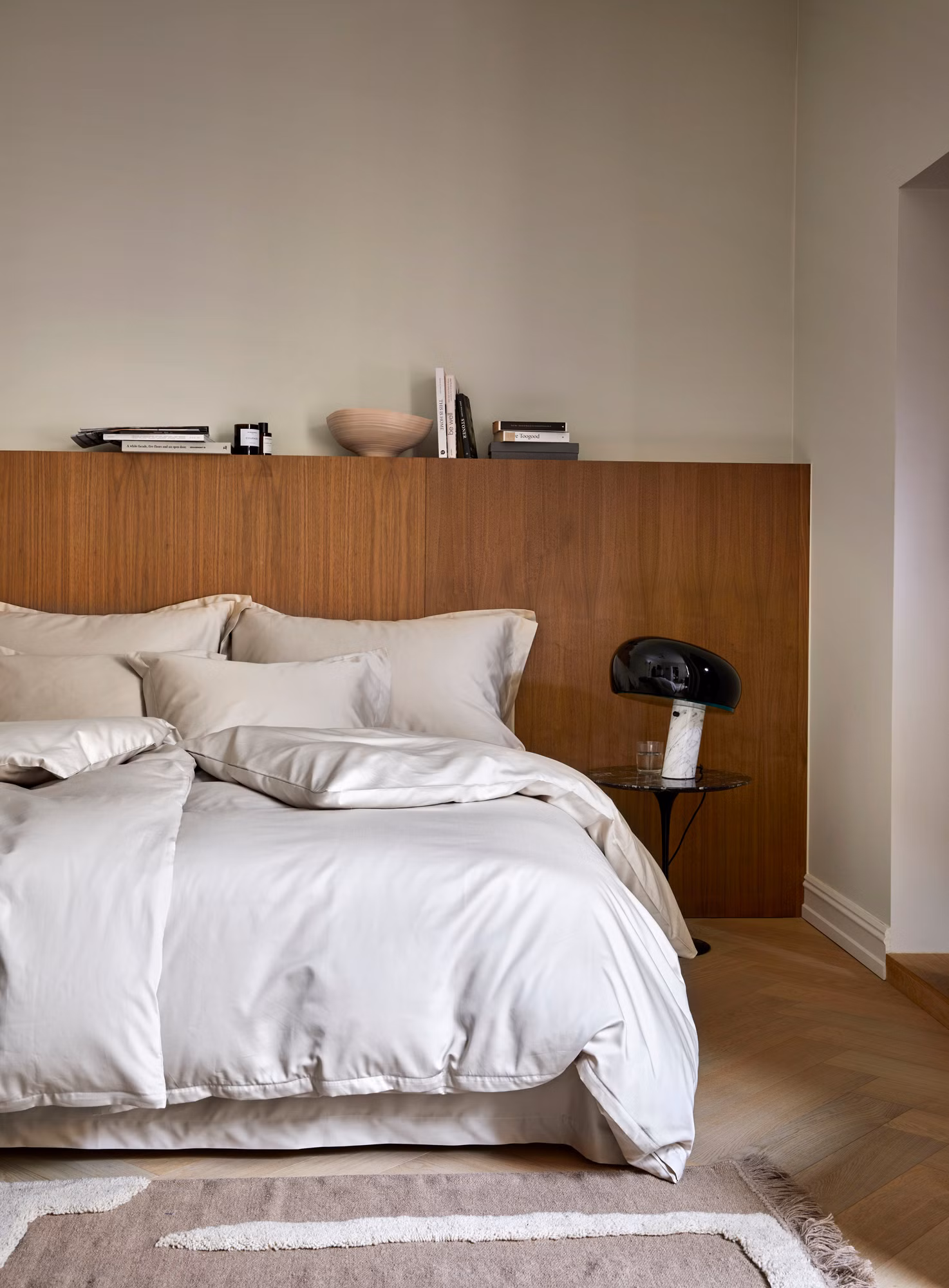 Elegance sengesett beige