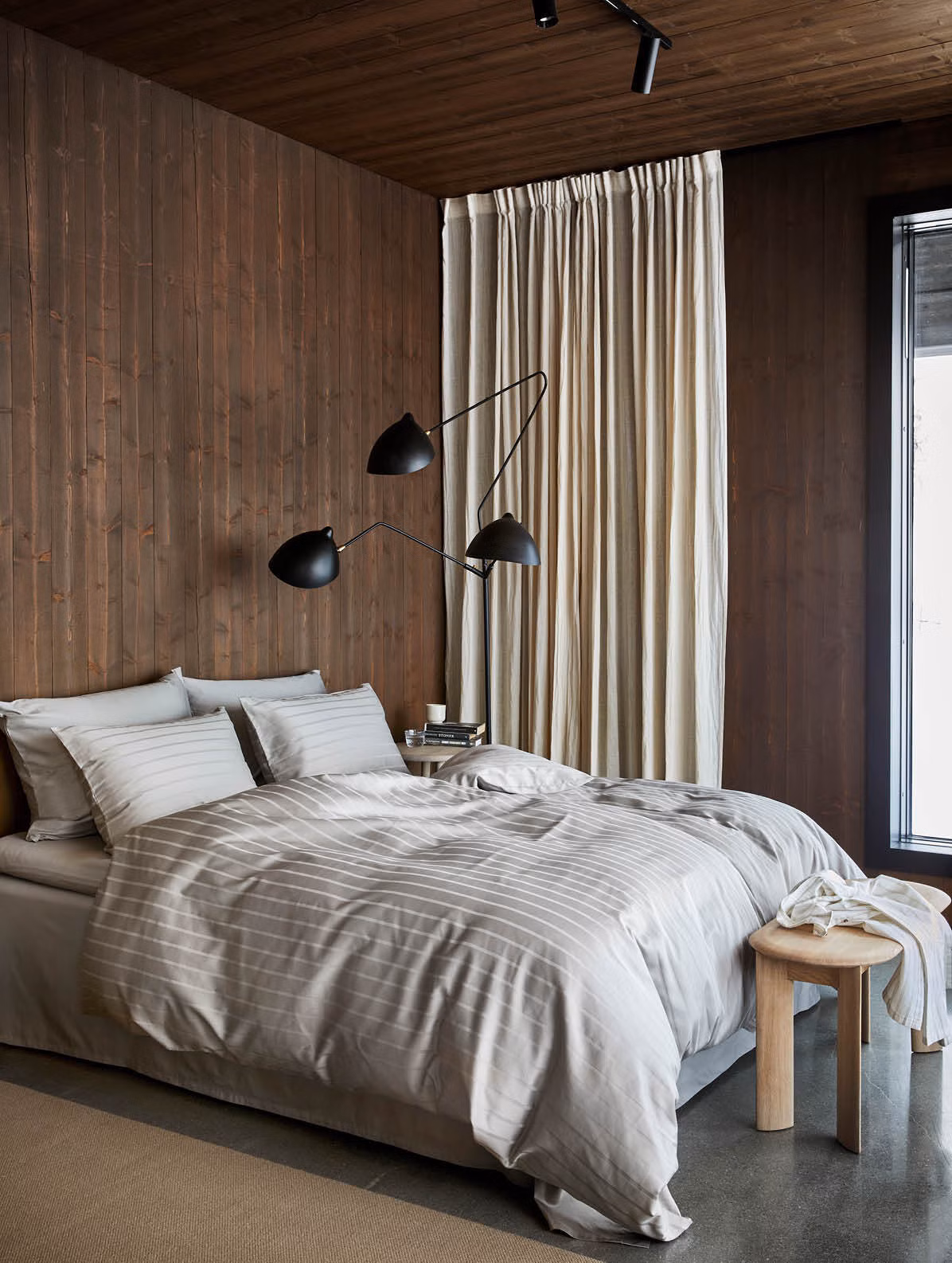 Milano sengesett dempet grå