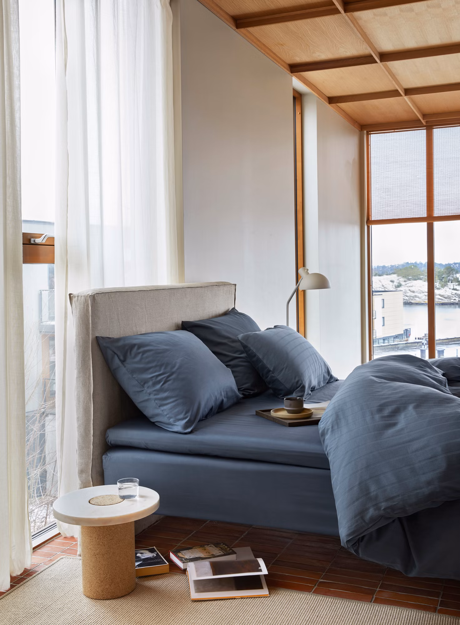 Milano sengesett blå