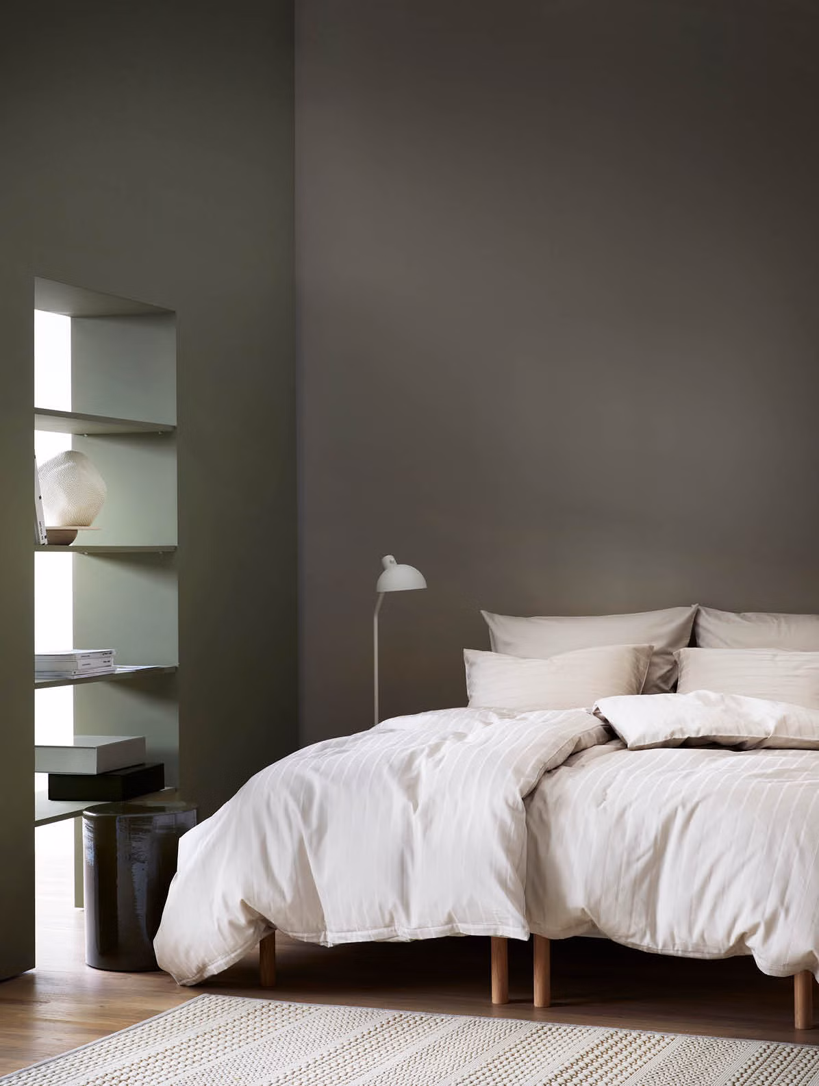 Milano sengesett lys beige