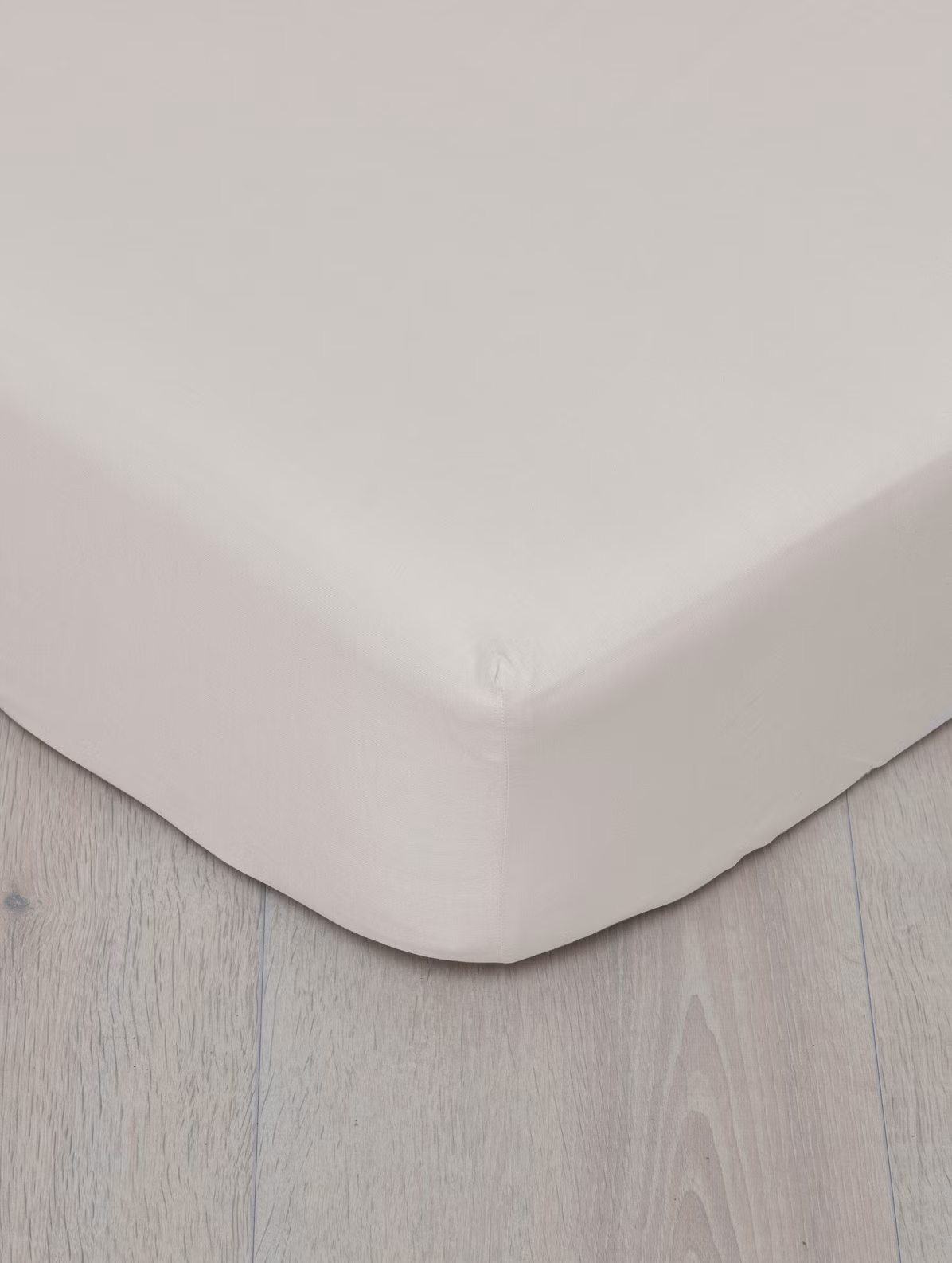 Formsydd laken bomull lys beige