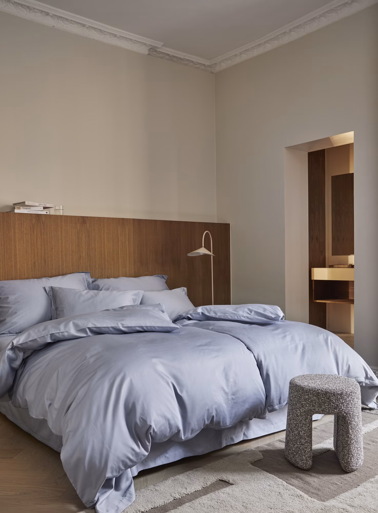 Elegance sengesett zenblå