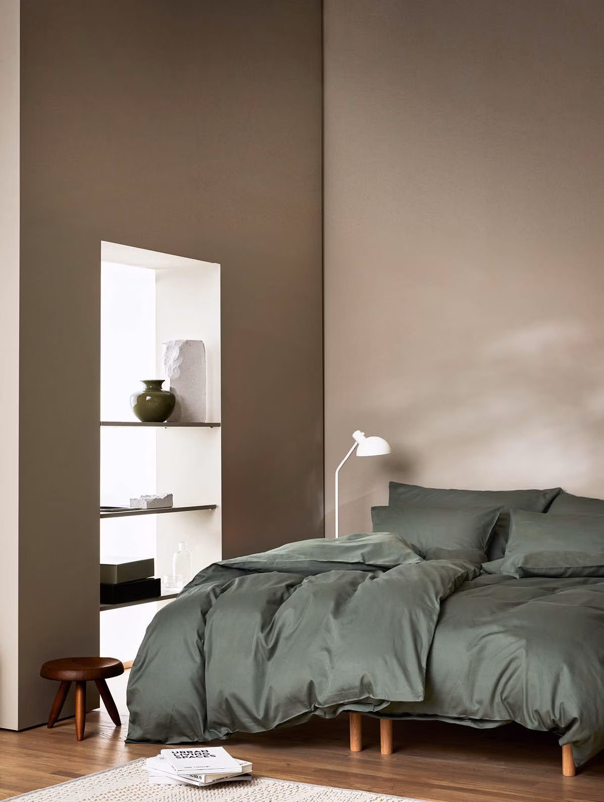 Harmoni sengesett dempet grønn