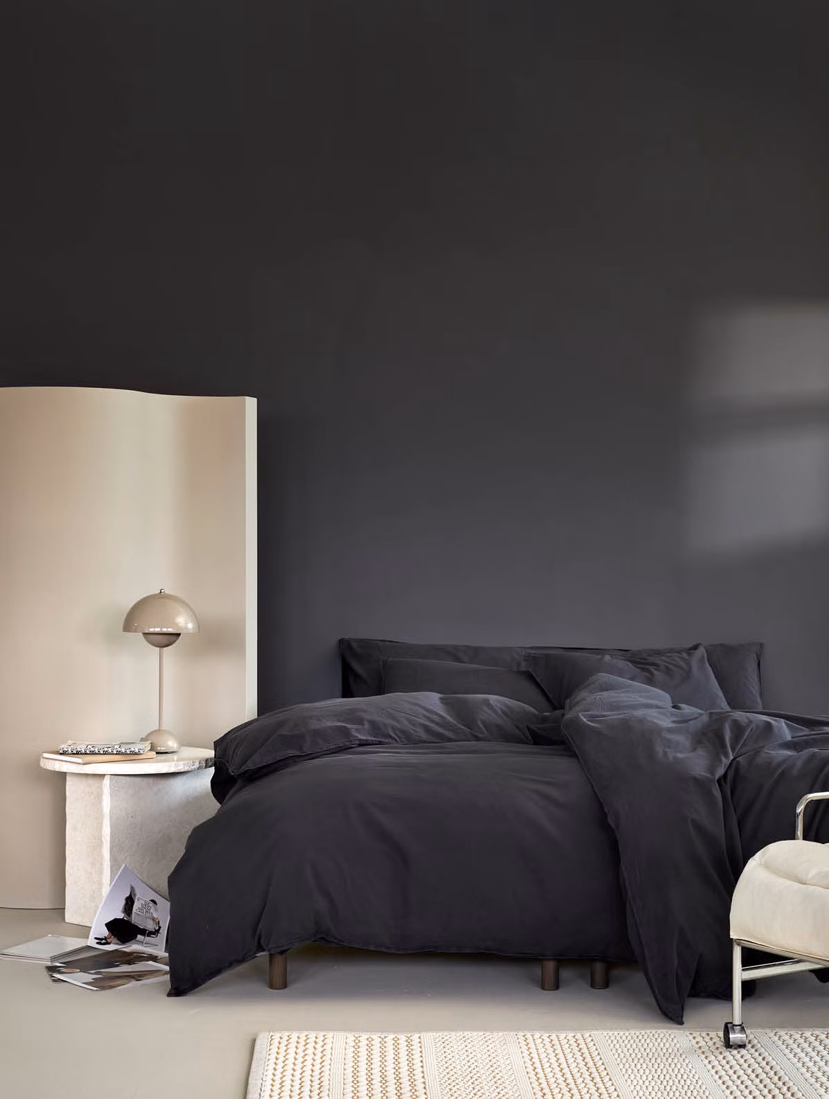 Frøya sengesett dempet sort