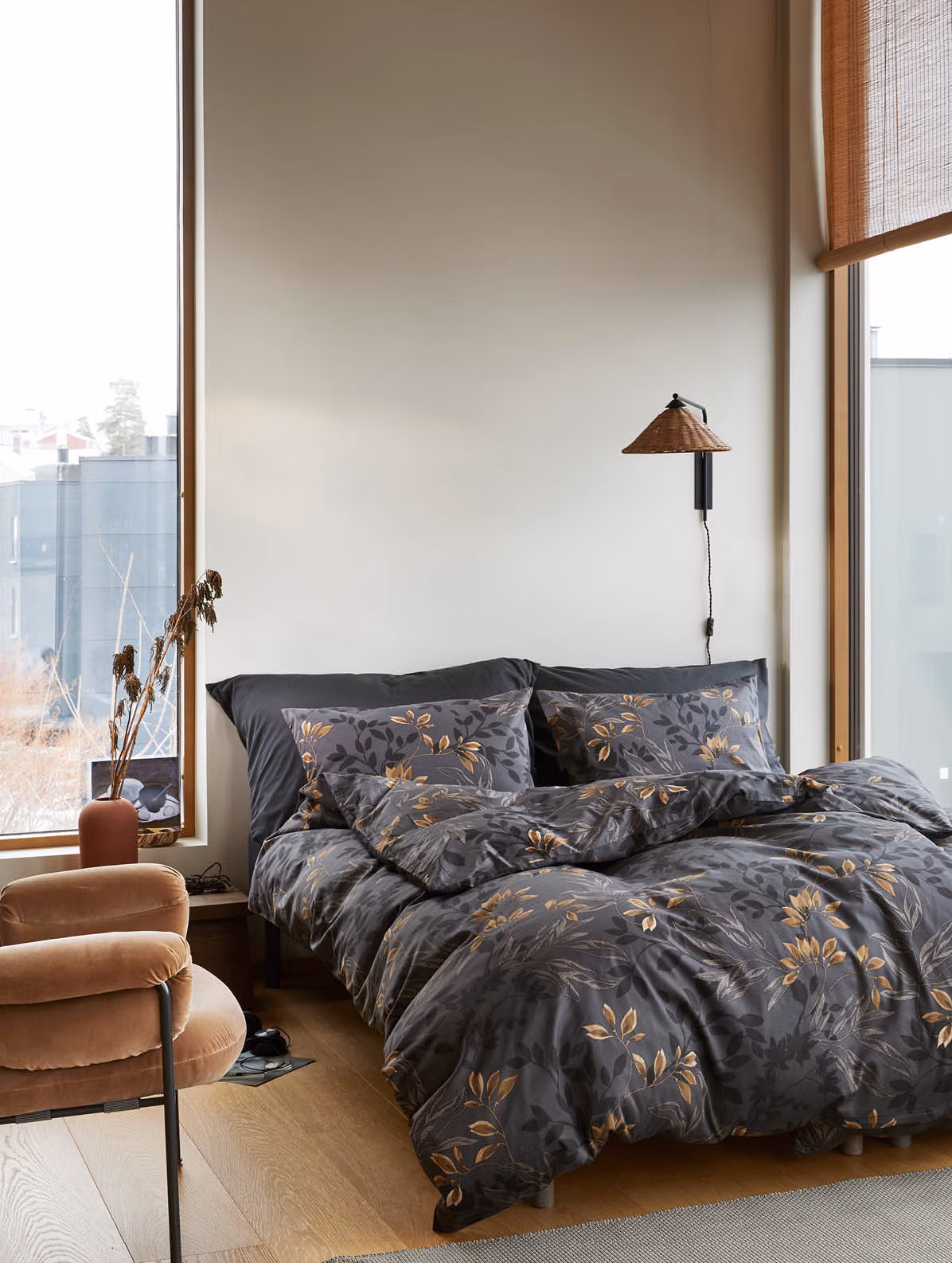 Nadja påslakanset dämpad sort