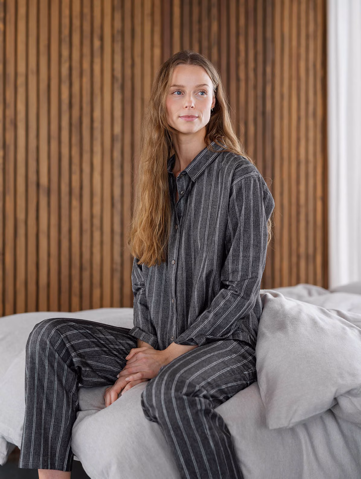 Pilen pyjamas dempet sort