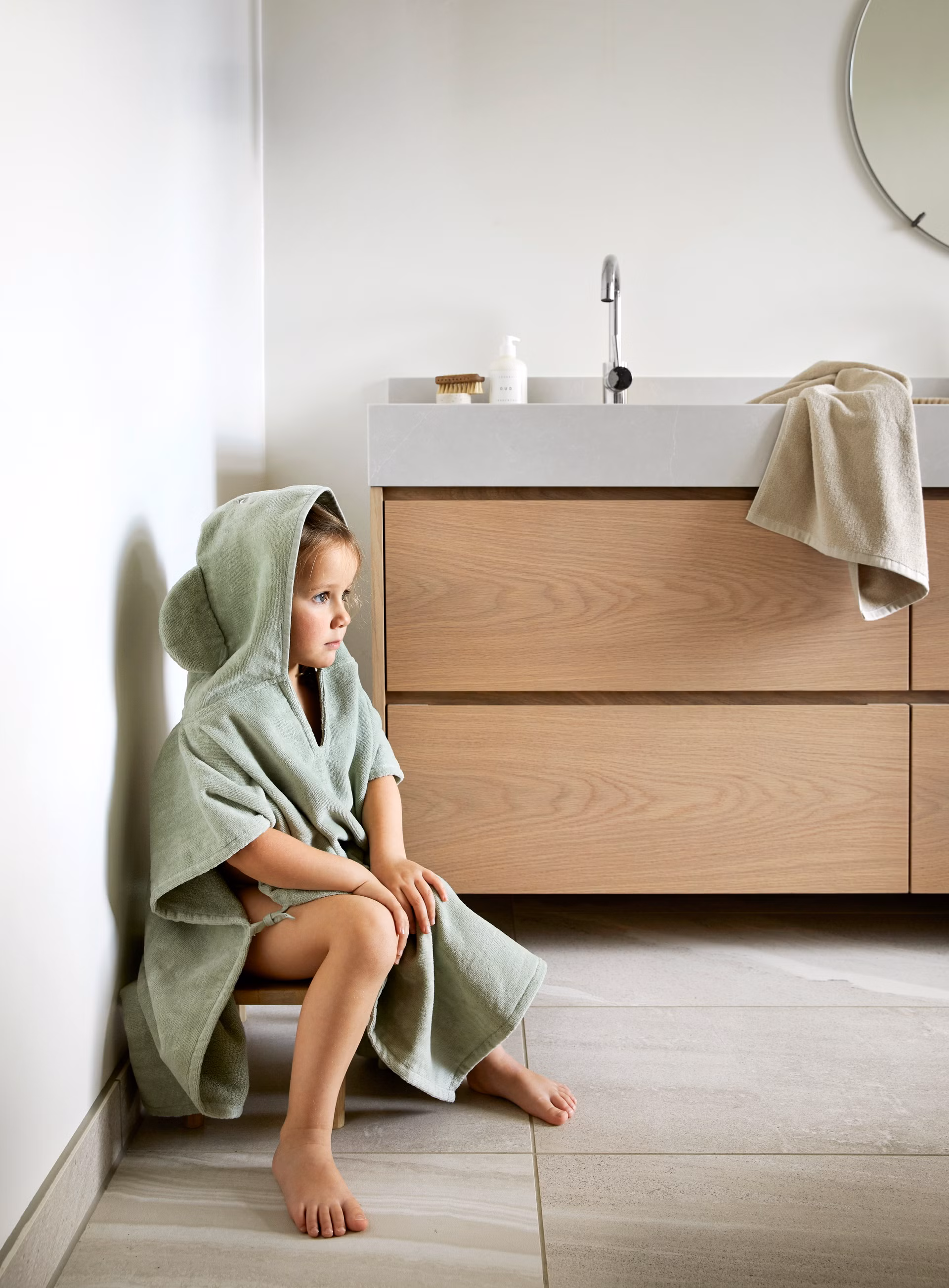 Magic badeponcho dus grønn